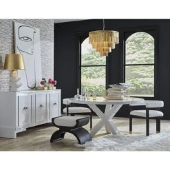 Worlds Away Judechair - Wood/White Linen -Worlds Away WA 2 Dining Room 1 Vign H 78125.1651077574 ni 78662.1707478901