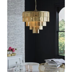 Worlds Away Four Tier Chandelier - Gold Leaf -Worlds Away WA 2b Priscilla G WS 49059.1651077131 ni 82241.1707481798