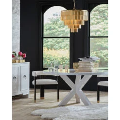 Worlds Away Tripod Base Round Dining Table - White Lacquer -Worlds Away WA 2d Greer WH WS 48769.1651077664 ni 17366.1707481713