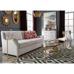 Worlds Away Wire Wrapped Stem Round Cigar Table - Antique Mirror Top - Gold Leaf -Worlds Away WA 3AKaleb Avis RS 18412.1658945690 ni 45261.1707481778