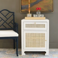Worlds Away Ruth Cabinet - Cane/White Lacquer -Worlds Away WA 7.25 image edit 2 00021.1658854178 ni 87205.1707478913