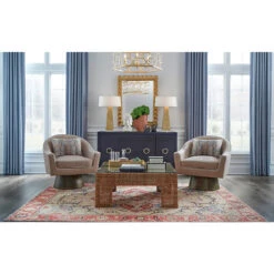 Worlds Away Wide Leg Rattan Coffee Table - Glass Top -Worlds Away WA 9Rue Charlie Dominic Vign WEB SIZE 26776.1686000076 ni 83529.1707481665