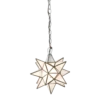 Worlds Away Extra Large Star Chandelier With Frosted Glass