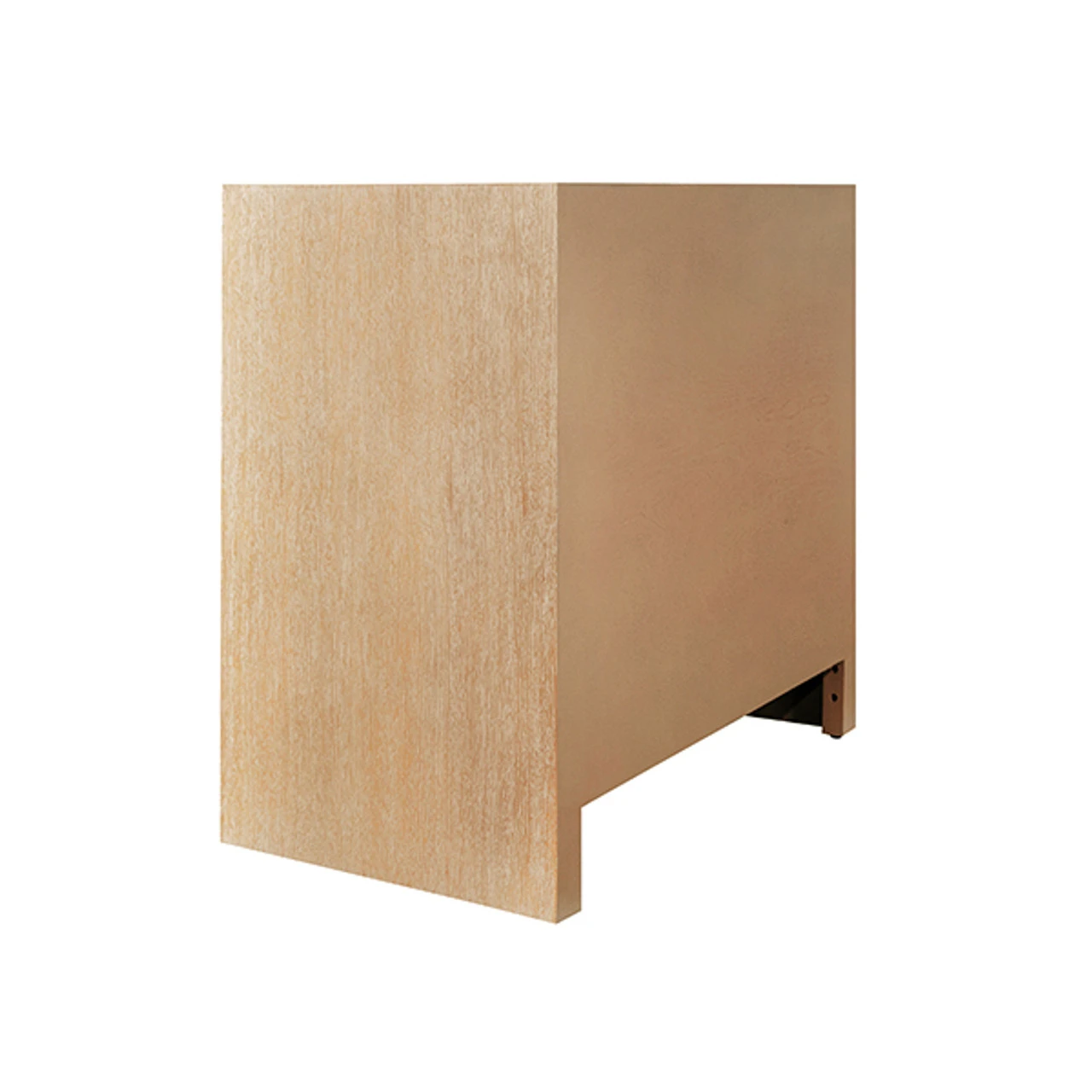 Worlds Away Two Door Cane Cabinet - Brass Hardware - Cerused Oak 3 Worlds Away Two Door Cane Cabinet - Brass Hardware - Cerused Oak - Image 3