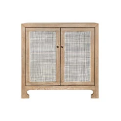 Worlds Away Two Door Cane Cabinet - Brass Hardware - Cerused Oak 10 Worlds Away Two Door Cane Cabinet - Brass Hardware - Cerused Oak -Worlds Away WA ALDEN CO 22309.1665177647 ni 87927.1707481607
