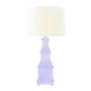 Worlds Away Handpainted Tiered Tole Table Lamp - Lavender