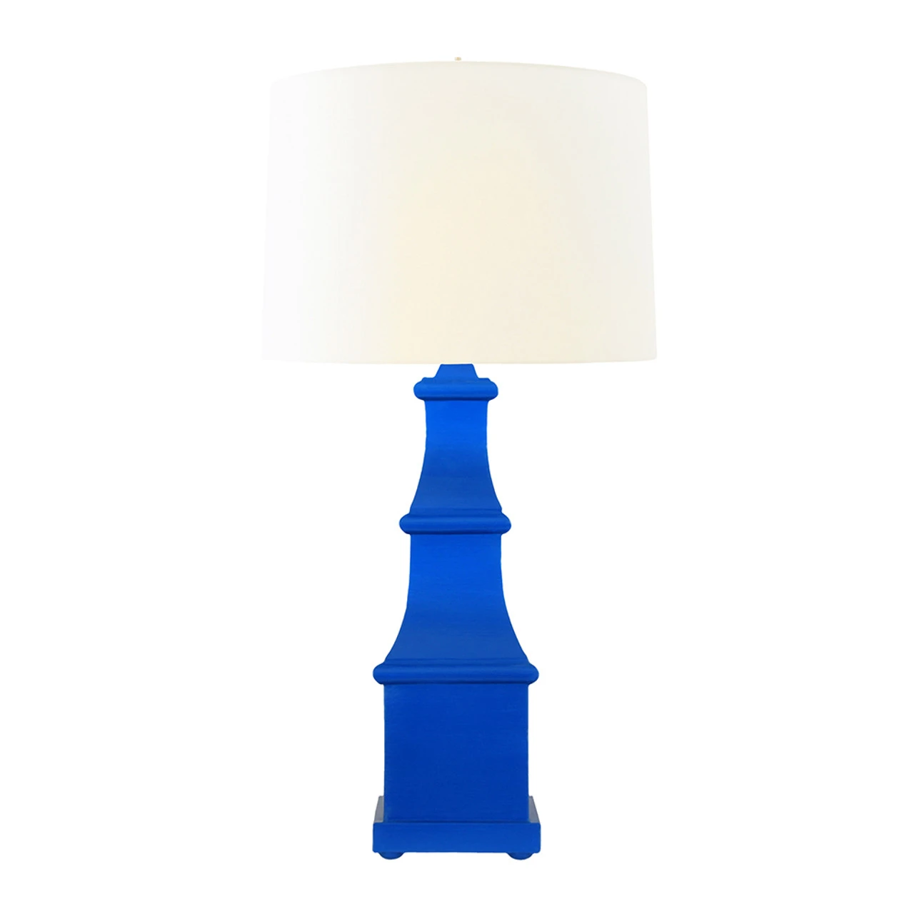 Worlds Away Handpainted Tiered Tole Table Lamp - Royal Blue 1 Worlds Away Handpainted Tiered Tole Table Lamp - Royal Blue