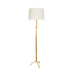 Worlds Away Three Leg Floor Lamp - Gold Leaf -Worlds Away WA ALVARO G 44623.1584990314 ni 06039.1707481614