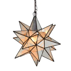 Worlds Away Large Star Chandelier With Antique Mirror 8 Worlds Away Large Star Chandelier With Antique Mirror -Worlds Away WA AMS112 LIT 55649.1595434886 ni 96723.1707478884