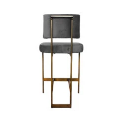 Worlds Away Baylor Counter Stool - Bronze/Grey -Worlds Away WA BAYLOR BGRY BACK 67206.1601916554 ni 52333.1707478893