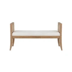 Worlds Away Square Edge Bamboo Detail Bench - Cane Sides - Cerused Oak 9 Worlds Away Square Edge Bamboo Detail Bench - Cane Sides - Cerused Oak -Worlds Away WA BENEDICT CO FRONT 44357.1695220279 ni 12194.1707481629