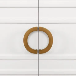 Worlds Away Bath Vanity - Matte White Lacquer - Antique Brass Circle Hardware, White Marble Top, And Porcelain Sink 8 Worlds Away Bath Vanity - Matte White Lacquer - Antique Brass Circle Hardware, White Marble Top, And Porcelain Sink -Worlds Away WA BIXBY WH DETAIL 92016.1619202075 ni 00873.1707481634