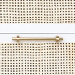 Worlds Away Six Drawer Cane Front Chest - Brass Hardware - Matte White Lacquer Finish 11 Worlds Away Six Drawer Cane Front Chest - Brass Hardware - Matte White Lacquer Finish -Worlds Away WA CARLA WH DETAIL 10463.1619201163 ni 79853.1707481653