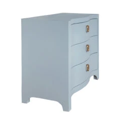 Worlds Away Curved Front Chest - Three Drawers - White Light Blue Textured Linen - Satin Brass Ring Hardware 15 Worlds Away Curved Front Chest - Three Drawers - White Light Blue Textured Linen - Satin Brass Ring Hardware -Worlds Away WA CORA LB ANGLE 96904.1695066738 ni 52598.1707481674