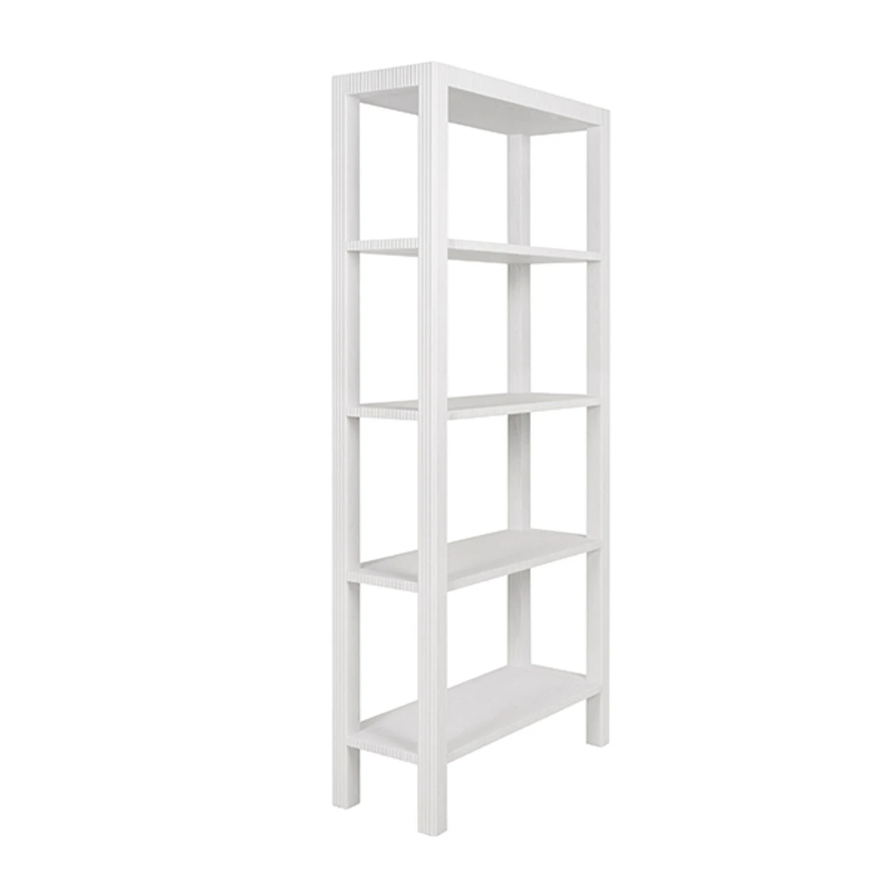 Worlds Away Fluted Etagere - White Washed Oak 3 Worlds Away Fluted Etagere - White Washed Oak - Image 3