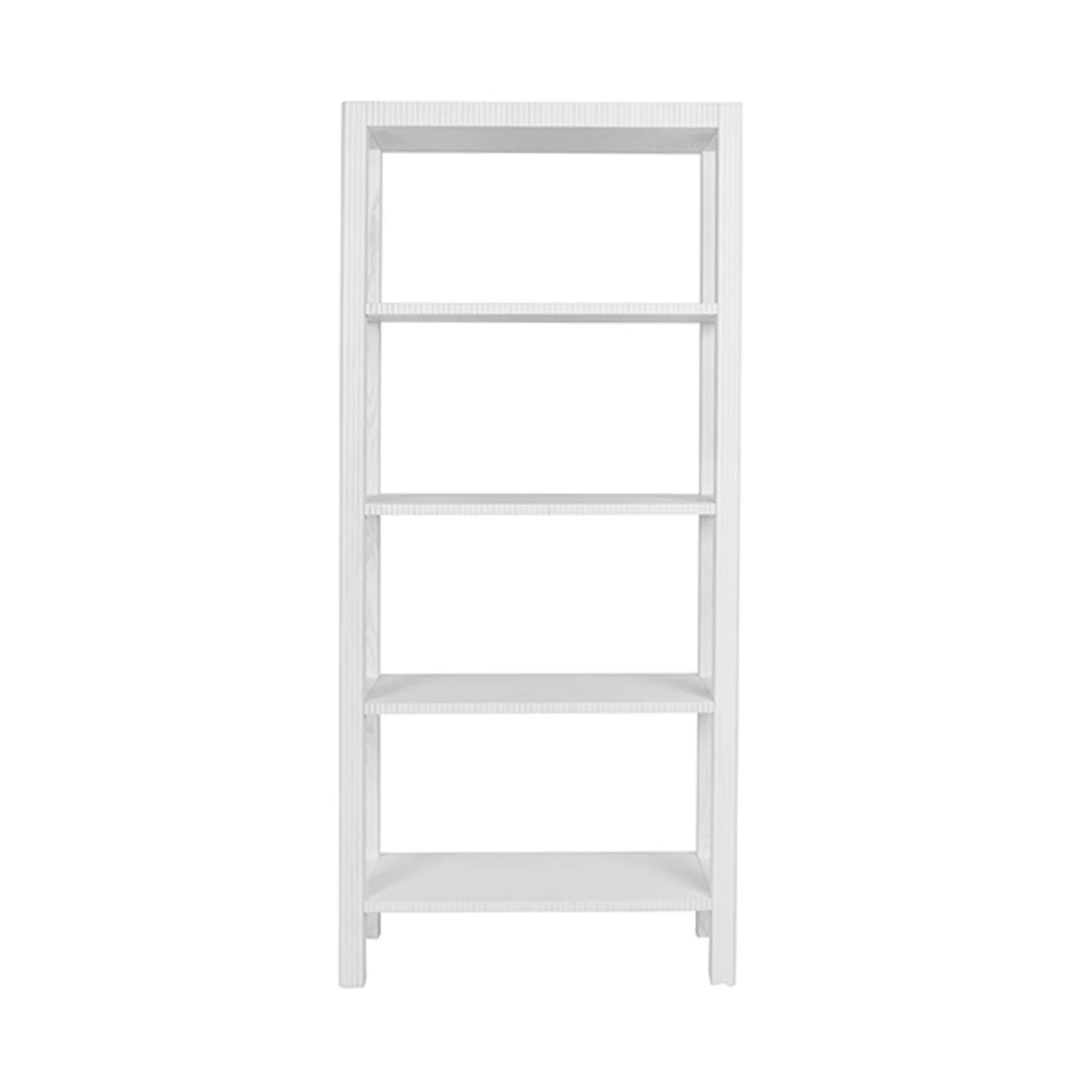 Worlds Away Fluted Etagere - White Washed Oak 4 Worlds Away Fluted Etagere - White Washed Oak - Image 4