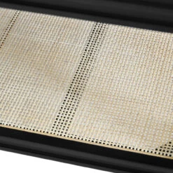 Worlds Away Bath Vanity - Matte Black Lacquer - Open Cane Shelf, White Marble Top, Porcelain Sink, And Antique Brass Ring Hardware 18 Worlds Away Bath Vanity - Matte Black Lacquer - Open Cane Shelf, White Marble Top, Porcelain Sink, And Antique Brass Ring Hardware -Worlds Away WA CUTLER BLK DETAIL 4 03696.1695066548 ni 95830.1707481681