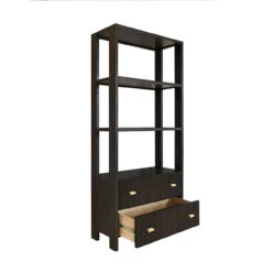 Worlds Away Two Drawer Etagere - Fluted Detail - Dark Espresso Oak 12 Worlds Away Two Drawer Etagere - Fluted Detail - Dark Espresso Oak -Worlds Away WA DAVIE ES ANGLE OPEN 10543.1681316547 ni 81100.1707481686