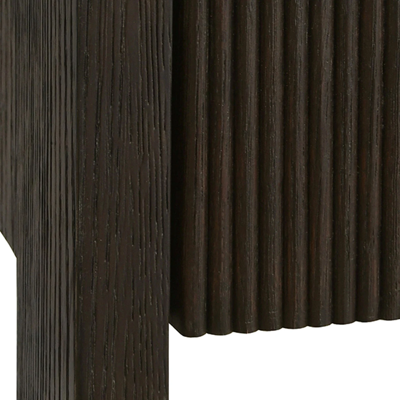 Worlds Away Two Drawer Etagere - Fluted Detail - Dark Espresso Oak 8 Worlds Away Two Drawer Etagere - Fluted Detail - Dark Espresso Oak - Image 8