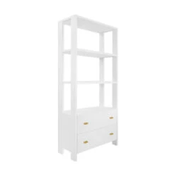 Worlds Away Two Drawer Etagere - Fluted Detail - Matte White Lacquer 13 Worlds Away Two Drawer Etagere - Fluted Detail - Matte White Lacquer -Worlds Away WA DAVIE WH ANGLE 51155.1681315699 ni 49212.1707481688