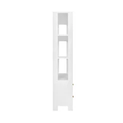Worlds Away Two Drawer Etagere - Fluted Detail - Matte White Lacquer 12 Worlds Away Two Drawer Etagere - Fluted Detail - Matte White Lacquer -Worlds Away WA DAVIE WH SIDE 56620.1681315692 ni 85174.1707481688