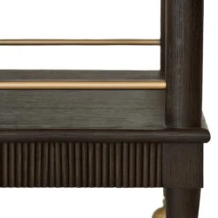 Worlds Away Classic Bar Cart - Fluted Detail - Espresso Oak 8 Worlds Away Classic Bar Cart - Fluted Detail - Espresso Oak -Worlds Away WA DUBLIN ES DETAIL 2 79942.1695066167 ni 05682.1707481694