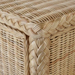 Worlds Away Four Door Buffet - Fully Wrapped Rattan - Satin Brass Pulls -Worlds Away WA EVANDER DETAIL 1 14979.1695066055 ni 14009.1707481699