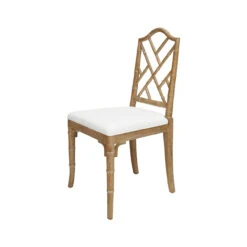 Worlds Away Fairfield Chair - Cerused Oak/Linen -Worlds Away WA FAIRFIELD CO ANGLE 88639.1687541780 ni 98089.1707478899