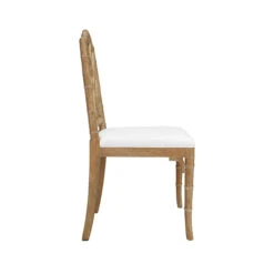 Worlds Away Fairfield Chair - Cerused Oak/Linen -Worlds Away WA FAIRFIELD CO SIDE 08995.1687541811 ni 28015.1707478899