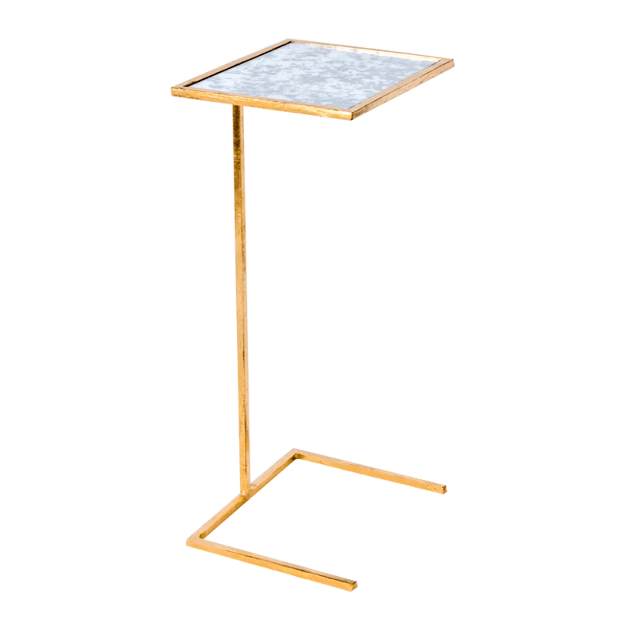 Worlds Away Cigar Table Gold Leafed With Antique Mirror Top 1 Worlds Away Cigar Table Gold Leafed With Antique Mirror Top