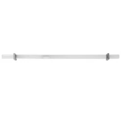 Worlds Away Acrylic Pole Handle - Nickel Adjustable Brackets