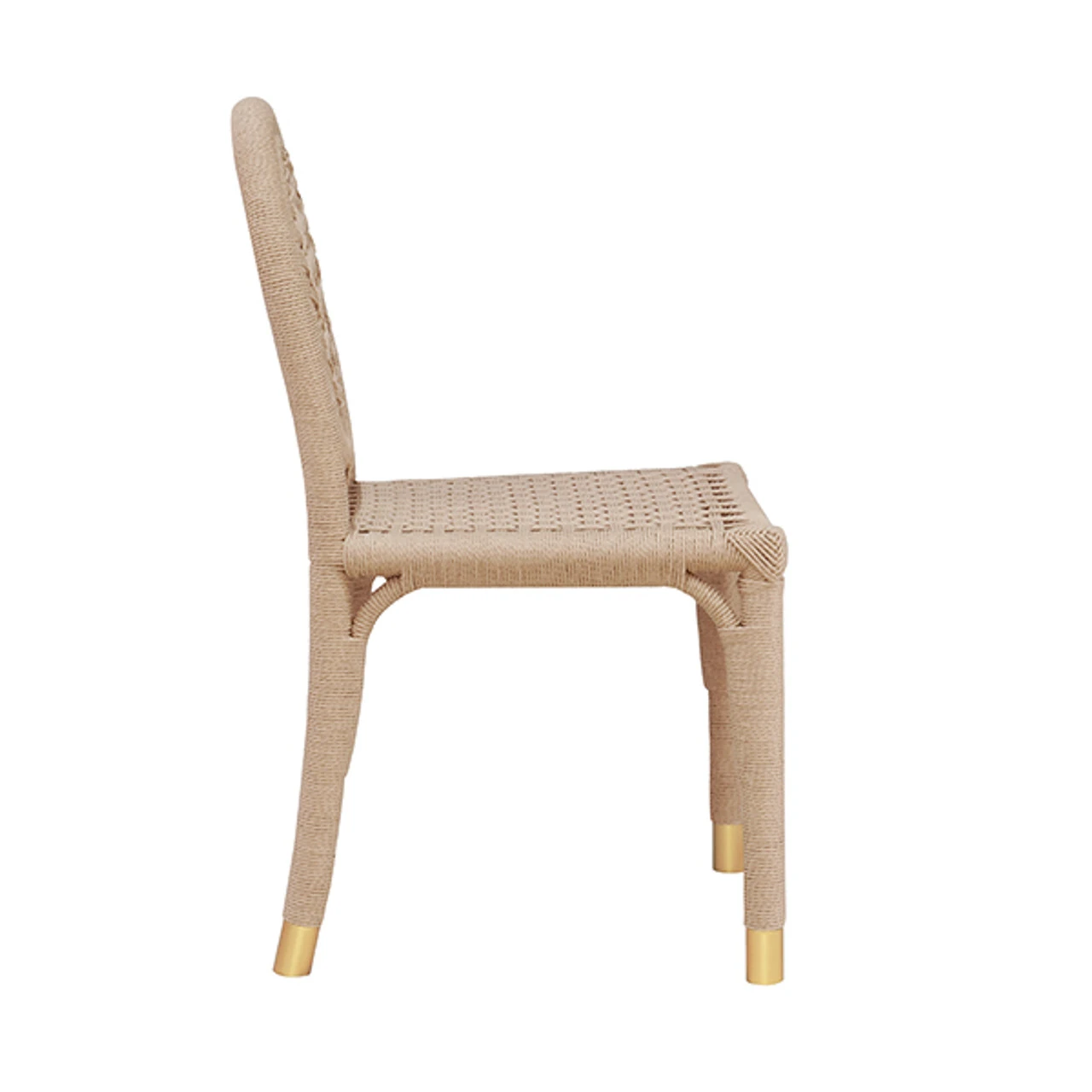 Worlds Away Round Back Rattan Wrapped Dining Chair 7 Worlds Away Round Back Rattan Wrapped Dining Chair - Image 7