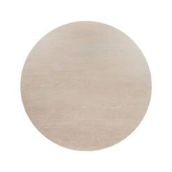 Worlds Away Tripod Base Round Dining Table - Cerused Oak -Worlds Away WA GREER CO4 95423.1619211983 ni 96891.1707481712