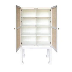 Worlds Away Bar Cabinet - Matte White - Natural Cane Doors 10 Worlds Away Bar Cabinet - Matte White - Natural Cane Doors -Worlds Away WA GUTHRIE WH INTERIOR 48328.1619198252 ni 16862.1707481715