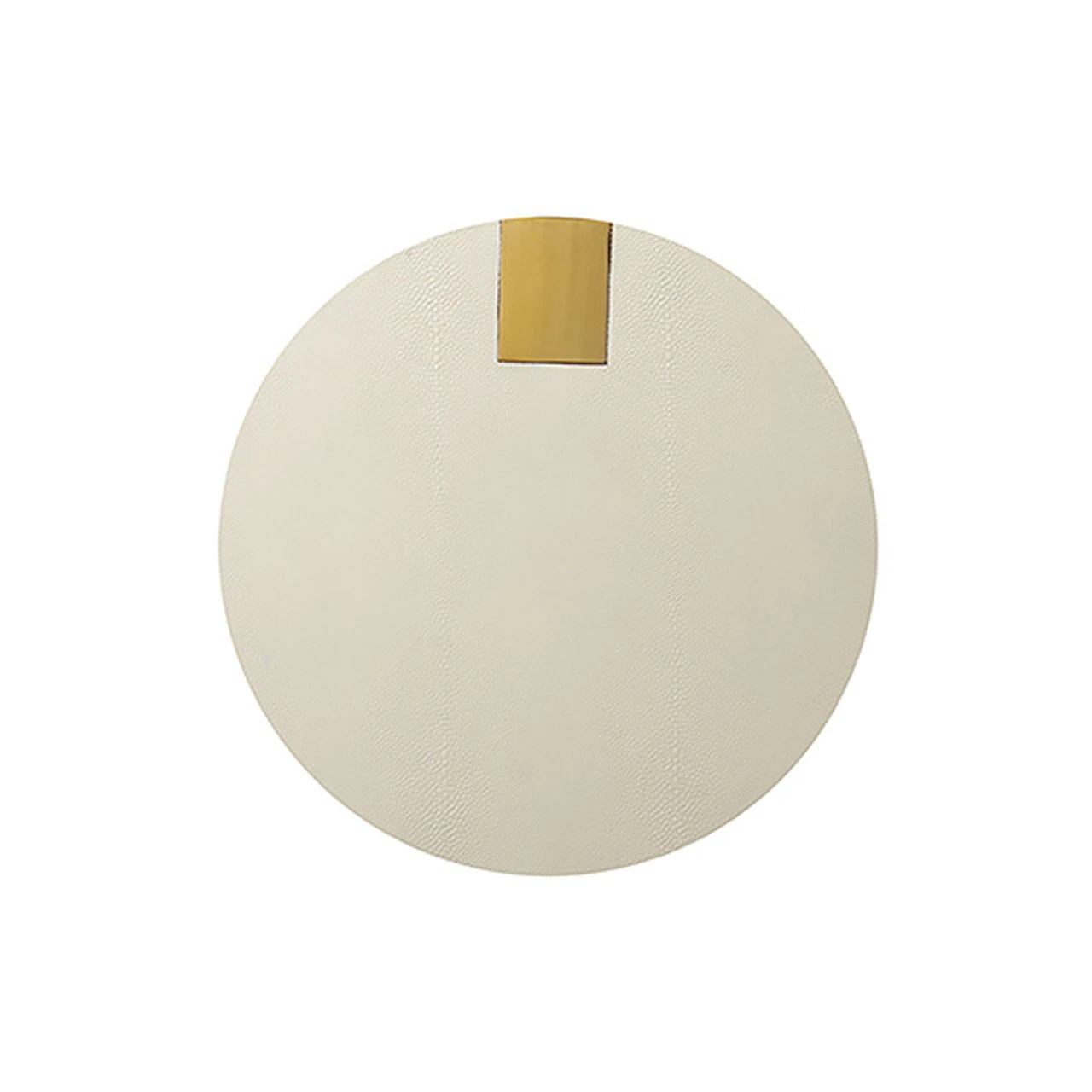 Worlds Away Round Side Table - Ant Brass & Cream Faux Shagreen 1 Worlds Away Round Side Table - Ant Brass & Cream Faux Shagreen