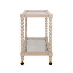 Worlds Away Bobbin Style Bar Cart - Light Cerused Oak 9 Worlds Away Bobbin Style Bar Cart - Light Cerused Oak -Worlds Away WA ISADORE CO SIDE 10529.1681315086 ni 24576.1707481725