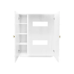 Worlds Away Judd Cabinet - White Lacquer/Crystal And Brass Knobs 12 Worlds Away Judd Cabinet - White Lacquer/Crystal And Brass Knobs -Worlds Away WA JUDD open 93810.1557175707 ni 33221.1707478921