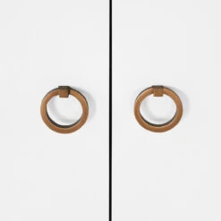 Worlds Away Bath Vanity - Scallop Detail - Matte White Lacquer - White Marble Top And Porcelain Sink -Worlds Away WA KEALEY WH DETAIL 79252.1695065196 ni 81087.1707481733