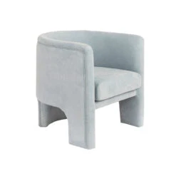 Worlds Away Three Leg Fully Upholstered Barrel Chair - Performance Light Blue Chenille 21 Worlds Away Three Leg Fully Upholstered Barrel Chair - Performance Light Blue Chenille -Worlds Away WA LANSKY LB 02931.1695058046 ni 19287.1707481738