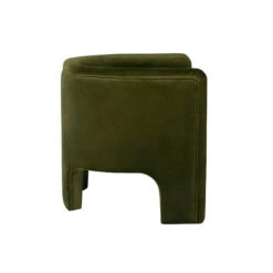 Worlds Away Three Leg Fully Upholstered Barrel Chair - Olive Velvet 15 Worlds Away Three Leg Fully Upholstered Barrel Chair - Olive Velvet -Worlds Away WA LANSKY OLV SIDE 41424.1681313863 ni 20237.1707481740
