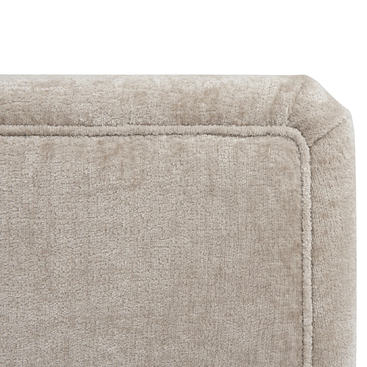 Worlds Away Three Leg Fully Upholstered Barrel Chair - Taupe Textured Chenille 1 Worlds Away Three Leg Fully Upholstered Barrel Chair - Taupe Textured Chenille