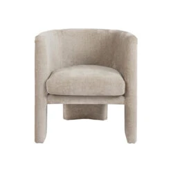 Worlds Away Three Leg Fully Upholstered Barrel Chair - Taupe Textured Chenille 21 Worlds Away Three Leg Fully Upholstered Barrel Chair - Taupe Textured Chenille -Worlds Away WA LANSKY TP FRONT 2 69801.1695057492 ni 95396.1707481742
