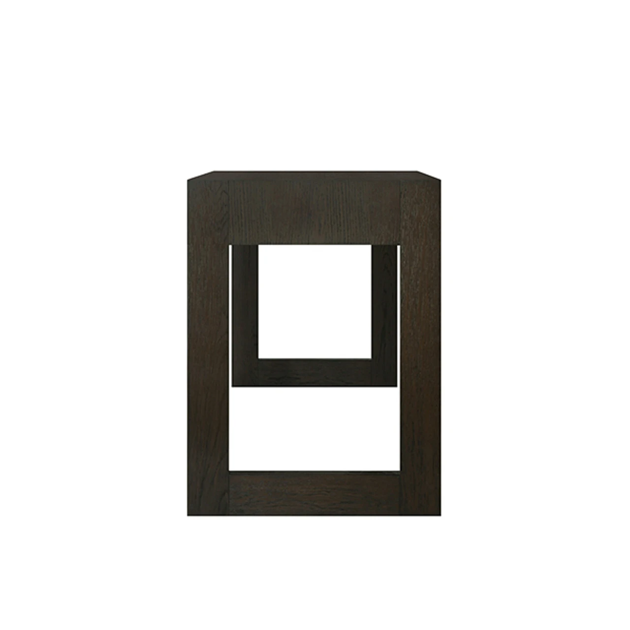 Worlds Away Two Drawer Desk - Fluted Detail - Dark Espresso Oak 1 Worlds Away Two Drawer Desk - Fluted Detail - Dark Espresso Oak