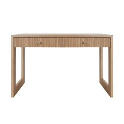 Worlds Away Two Drawer Desk - Fluted Detail - Natural Oak 8 Worlds Away Two Drawer Desk - Fluted Detail - Natural Oak -Worlds Away WA LARKIN NO 58942.1681312534 ni 98079.1707481744