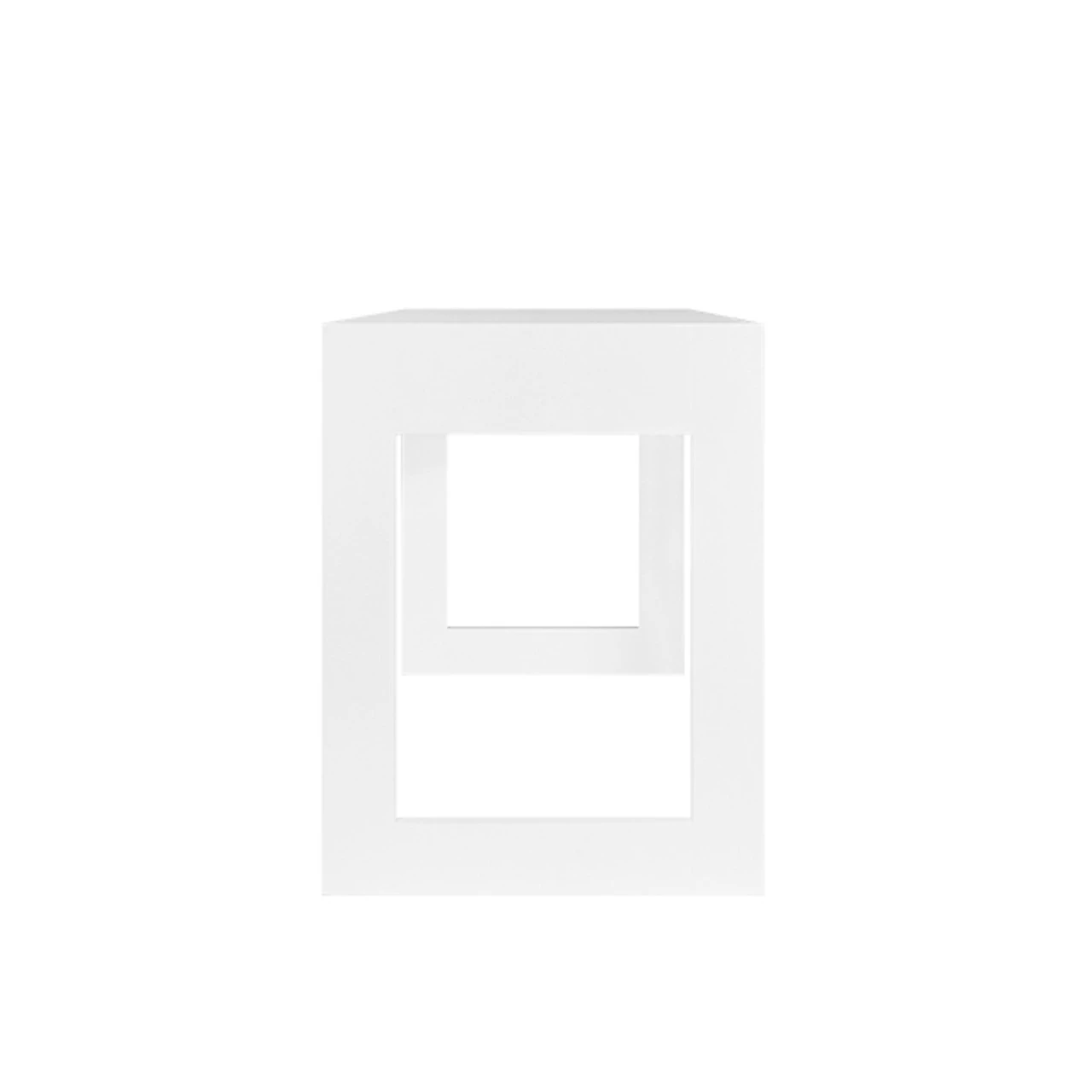 Worlds Away Two Drawer Desk - Fluted Detail - Matte White Lacquer 7 Worlds Away Two Drawer Desk - Fluted Detail - Matte White Lacquer - Image 7