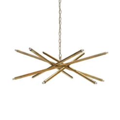 Worlds Away Luisa Chandelier - Antique Brass -Worlds Away WA LUISA ABR 54326.1581452176 ni 21848.1707478927