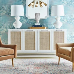 Worlds Away Four Door Cabinet - Cane Door Fronts And Nickel Hardware - Matte White Lacquer 8 Worlds Away Four Door Cabinet - Cane Door Fronts And Nickel Hardware - Matte White Lacquer -Worlds Away WA MACON WN 82417.1580924858 ni 70576.1707481752