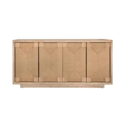 Worlds Away Four Door Cabinet - Rush Front Doors - Cerused Oak -Worlds Away WA MELROSE CO 29413.1664813342 ni 85693.1707481760