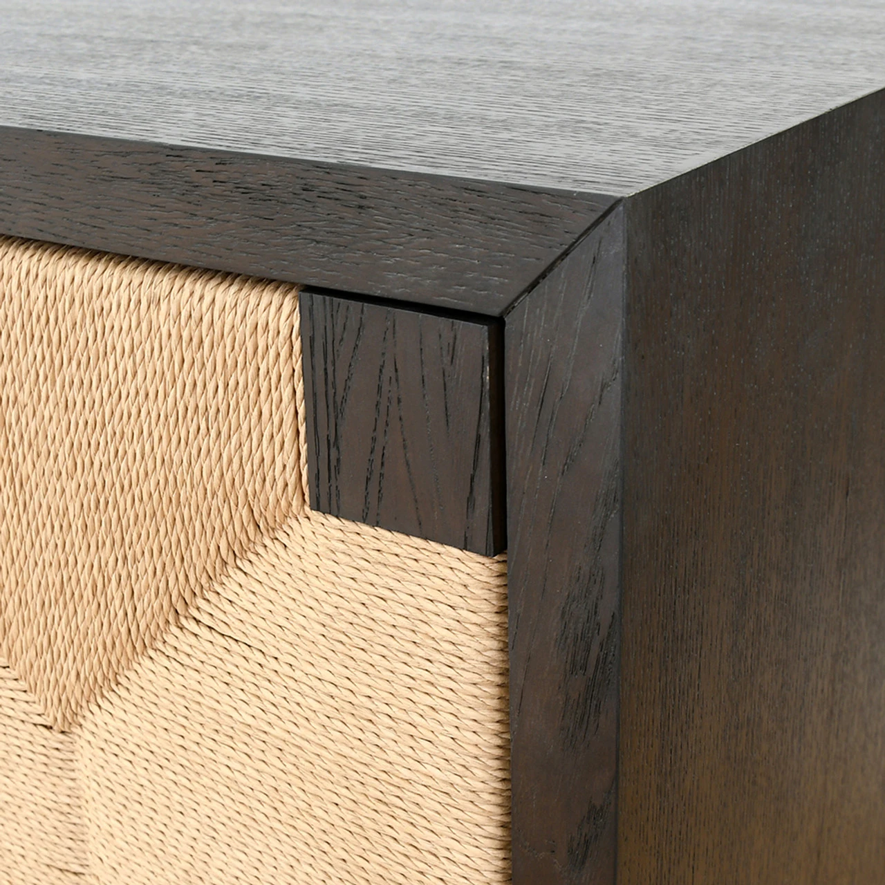 Worlds Away Four Door Cabinet - Rush Front Door - Espresso Oak 3 Worlds Away Four Door Cabinet - Rush Front Door - Espresso Oak - Image 3