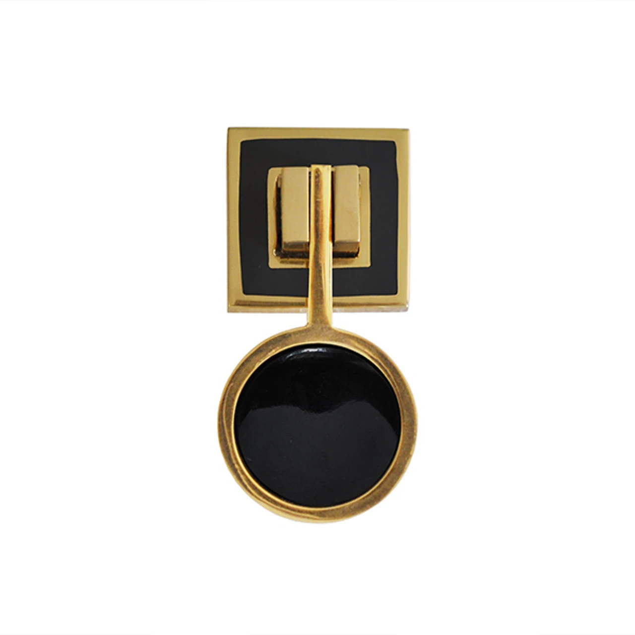 Worlds Away Milan Hardware - Brass/Resin/Black 2 Worlds Away Milan Hardware - Brass/Resin/Black - Image 2